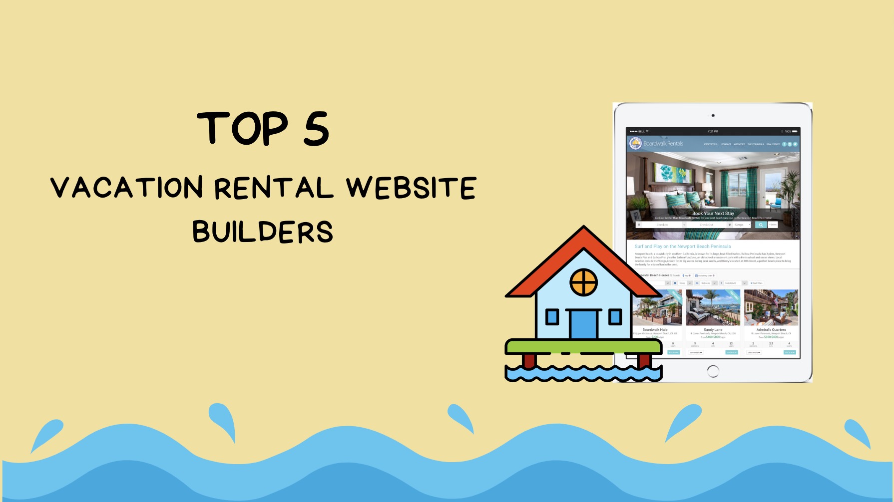 5 Best Vacation Rental Website Builders